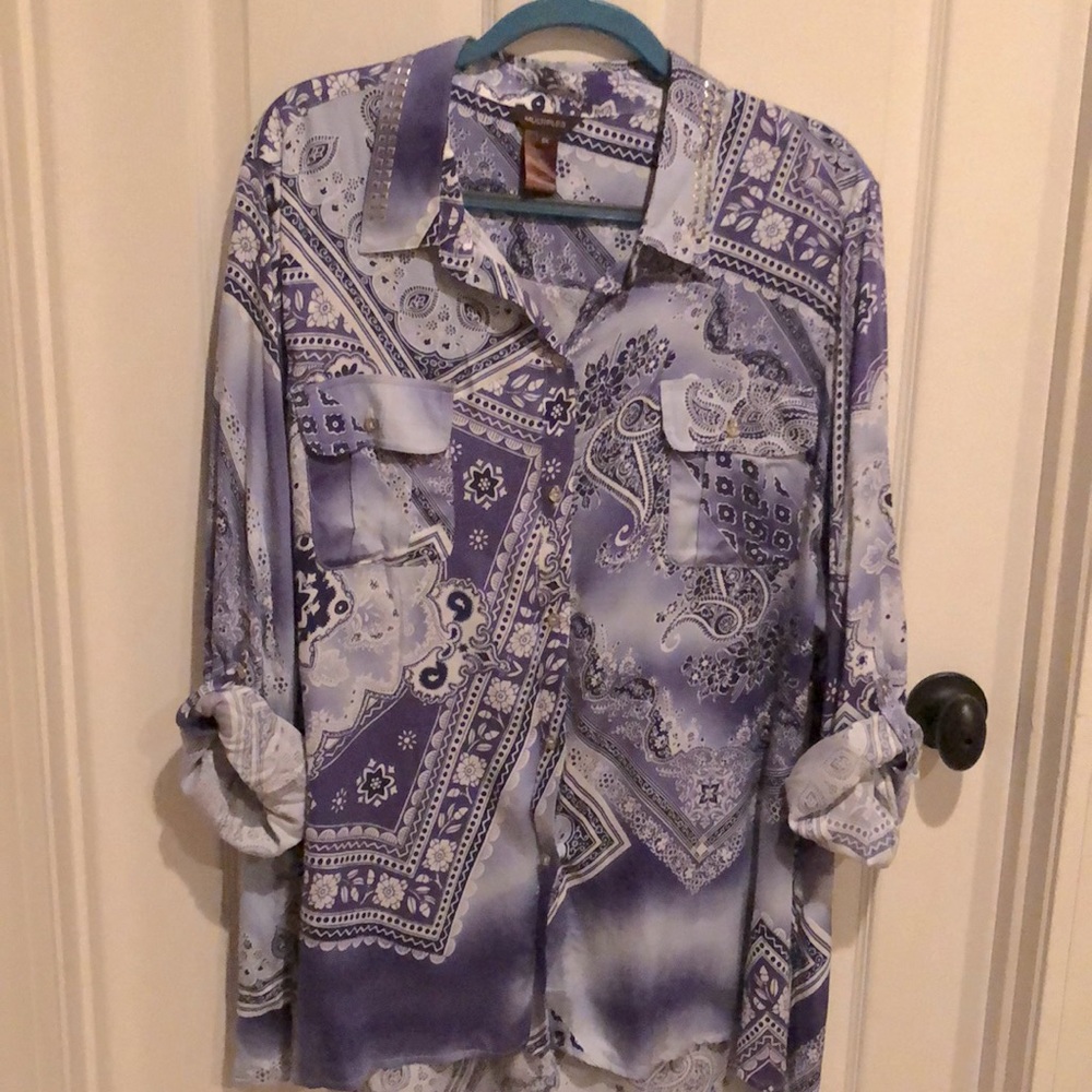 Multiples ladies’ 2x blouse, NWT